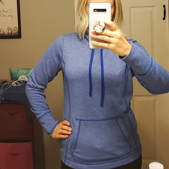 Sport-Tek Tops - Blue Hoodie by Sport-Tek